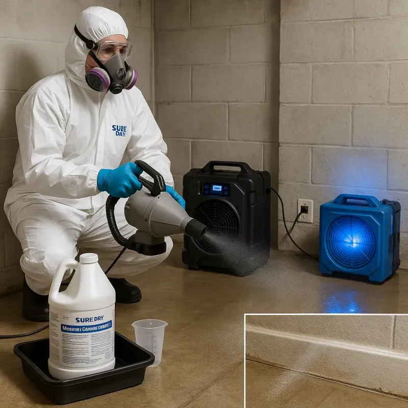 Sanitization and Odor Removal process in Hainesville, IL