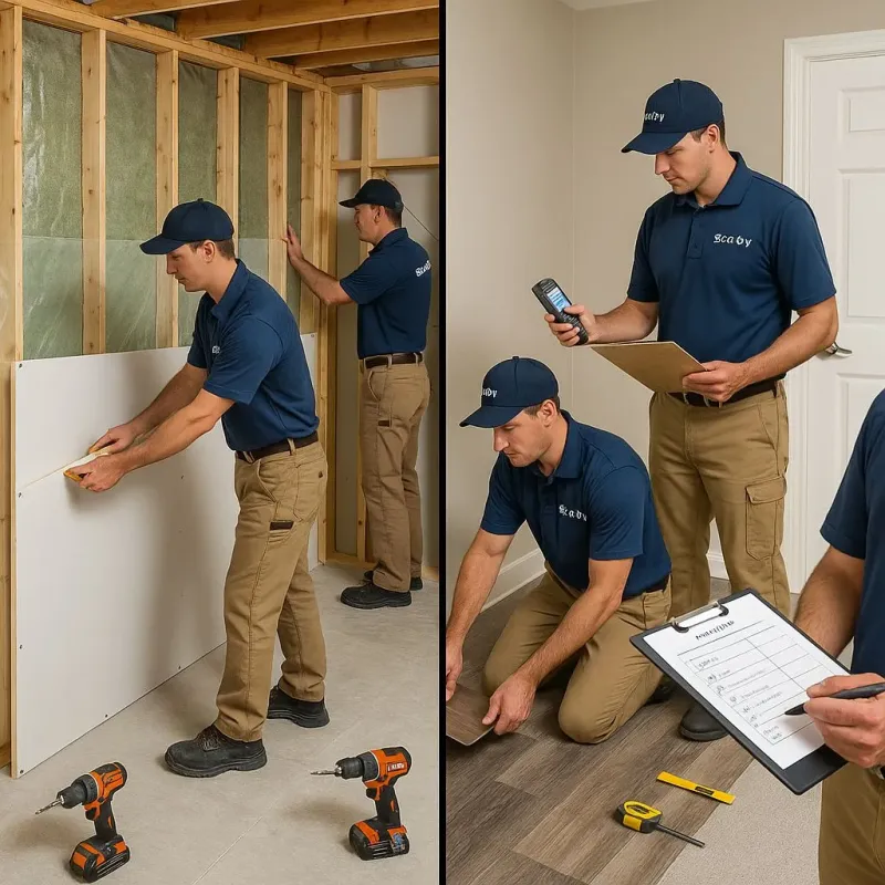 Repairs and Reconstruction process in Hainesville, IL